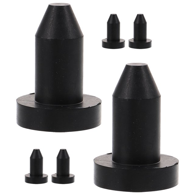 unbranded 6Ud Tapón De Drenaje Para Kayak Accesorio De Negro Durable