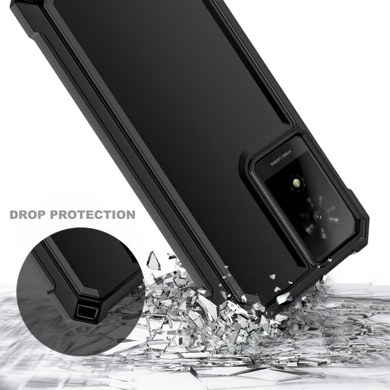 NGB SUPREMACY For TCL 50 LE Phone Case Tempered Glass Screen Protector  Full-Body Shockproof Bumper TCL 50 LE Case - Walmart.com