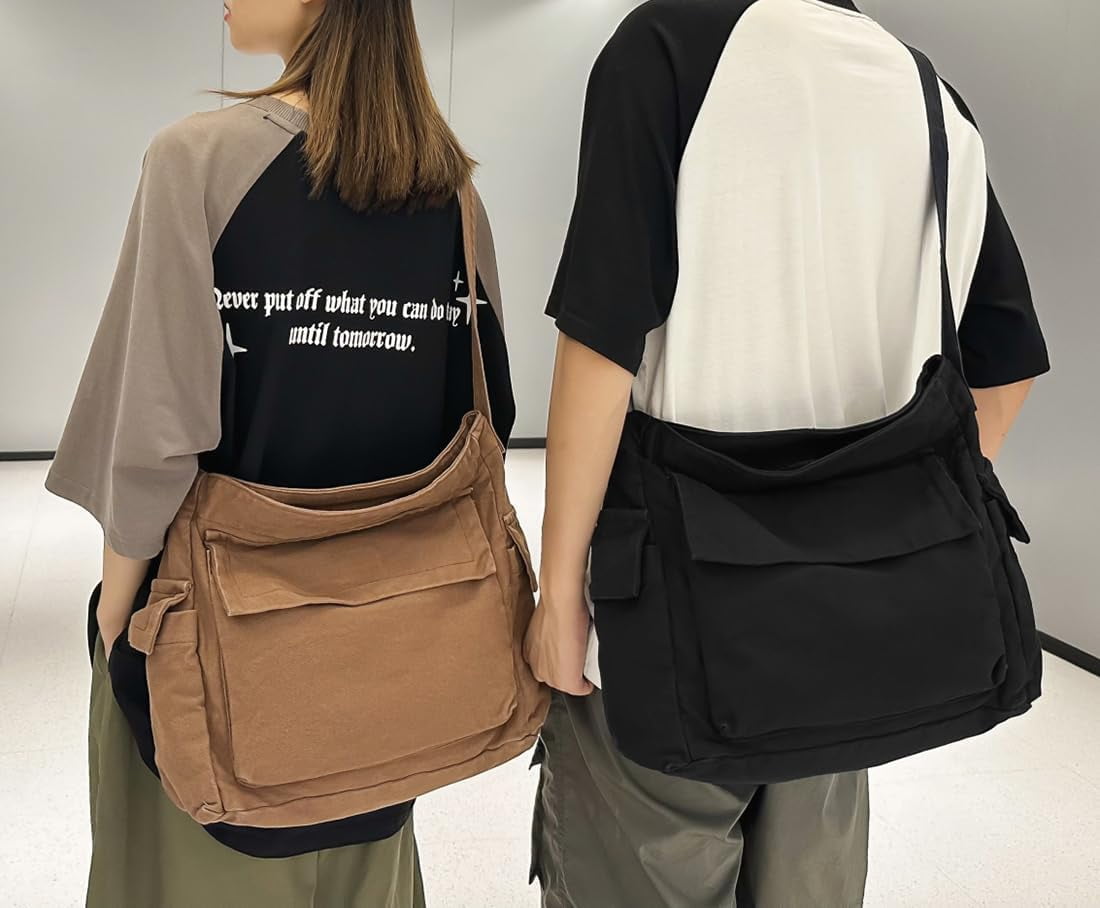 Messenger Bag Hobo Crossbody Bags for Women Canvas Bag Crossbody Tote Bag Shoulder Bag
