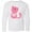AA-White, variant on Inktastic Love Cat 2 Long Sleeve Youth T-Shirt