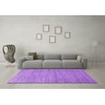 thumbnail image 3 of Ahgly Company Indoor Rectangle Solid Purple Modern Area Rugs, 2' x 3', 3 of 4