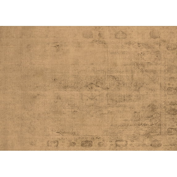 Ahgly Company Indoor Rectangle Oriental Brown Industrial Area Rugs, 2' x 3'