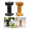 thumbnail image 2 of Creativo Miniatura Pilar Romano Estatua Pedestal Candelabro Candelabro Soporte Mesa de Boda Interior Hogar Comedor Diseño de Fiesta Decoración Regalos , negro, 2 of 8