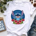 thumbnail image 4 of Camiseta de verano de Disney Lilo Stitch para niños, camiseta informal de algodón con estampado gráfico de dibujos animados, camiseta para niño y niña, ropa bonita para bebé, 4 of 5