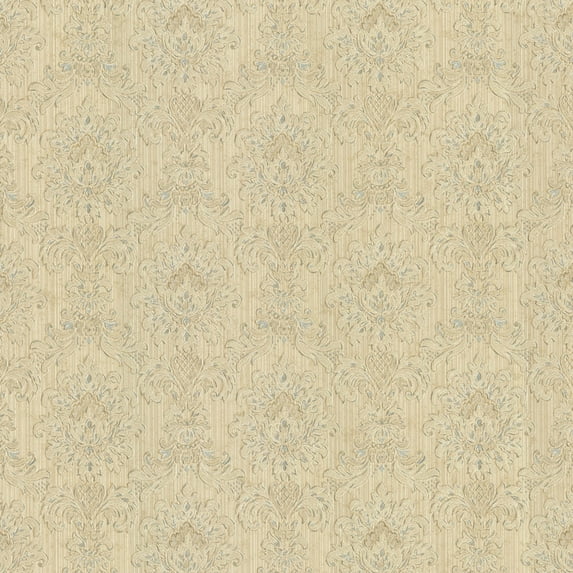 Mirage Romeo Beige Damask Wallpaper