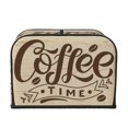 thumbnail image 2 of Cauagu Coffee Time (2) for 4 Slice Toaster Cover (11.4''×7.9''×7.5'') Bread Machine Cover Toaster Protector Kitchen Appliance Dust Cover, 2 of 7