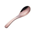 thumbnail image 2 of Soup Spoon Stainless steel Unique Porridge Spoon Large Table Rice spoon Rose, 2 of 4