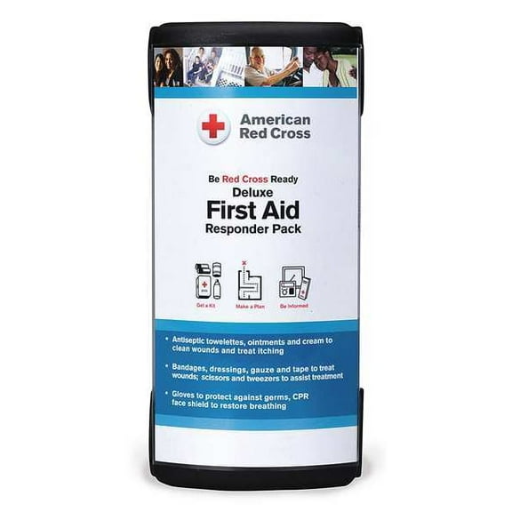 First Aid Only FirstAid Kit w/House,66pcs,2.75x8",Black RC-675