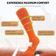 thumbnail image 4 of Lanola 3 Pairs Kids Youth Baseball Socks Cushioned Soccer Football Softball Socks for Boys Girls, 4 of 6