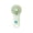 A001- Light Green, variant on Handheld Rechargeable Mini Fan Cute Animal Pattern 3 Speed Adjustable Music Function 1 Hour Runtime Pink One Size 1 Pack