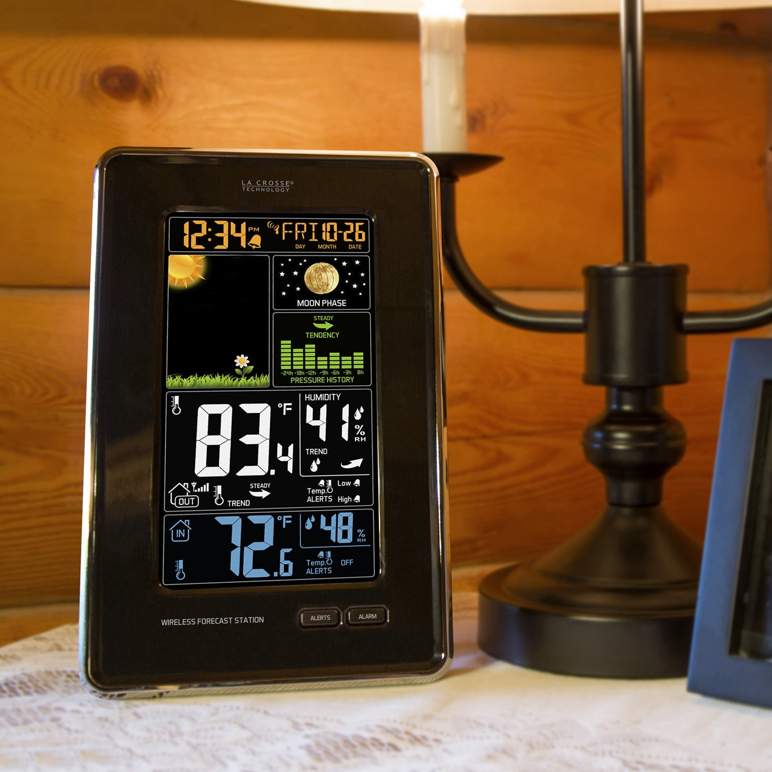 La Crosse Technology Color Weather Station with Temperature Alerts, 1 each, 308-1425B