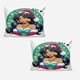 thumbnail image 2 of Juego de edredón con diseño de princesa Jasmine para niños, niñas y adultos, diseño geométrico en 3D, 1 funda de edredón y 2 fundas de almohada, 2 of 6