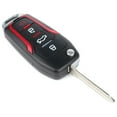thumbnail image 4 of CCIYU 2 pcs Uncut 4 Buttons Keyless Entry Remote Fob Replacement for 2005-2013 for Ford for Mustang Series with OE ADP12548901S CWTWB1U331, 4 of 6
