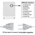 thumbnail image 4 of MORTTIC LED Indoor/Outdoor 33’ Plug-in 8 Modes Fairy String Lights, 4 of 13