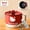 Red KT, variant on Mini Sanrio Hello Kitty Electric Cooking Pot Kitchen Pots Kawaii Multifunction Non-stick Steaming Instant Noodle Christmas Gifts