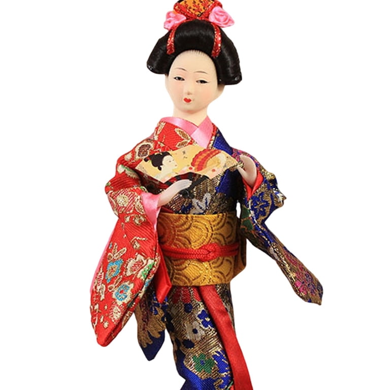 Colaxi Ethnic Japanese Geisha Dolls 9 inch Asian Geisha Doll for