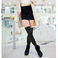 thumbnail image 6 of Zhengup 4 Pairs Thigh High Socks for Women Knit Long Over the Knee Socks Knee High Socks Gifts, 6 of 6