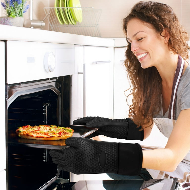 Cooking Mitts - Silicone Oven Mitts For Oven, Microwave, Stove