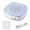 Blue, variant on Deago Compact Nail Dust Collector, Powerful Suction Portable Mini Quiet Nail Vacuum Fan with Filter Papers (10 Pcs) for Nail Tech, Salon & Home Use, White
