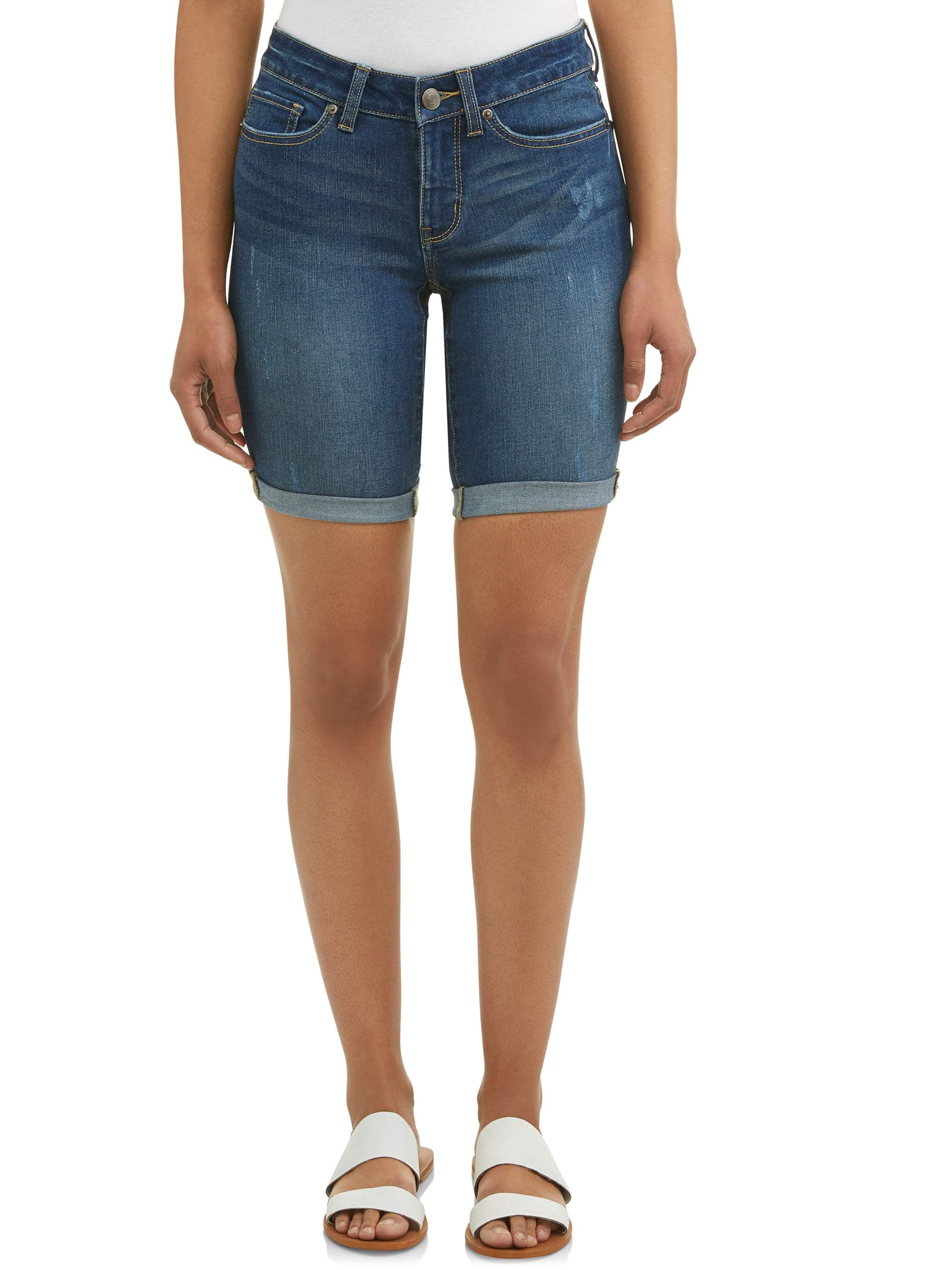 time & tru denim shorts