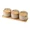 3Pcs Set, variant on Japanese Style Ceramic Seasoning Jar Bamboo lid Spice jar With Spoon Kitchen Sugar Salt Spices Storage Box Household Container