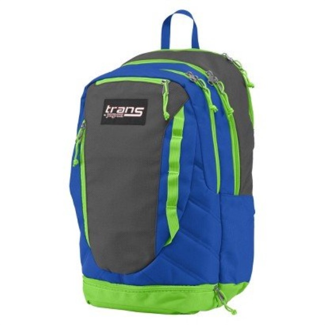 neon green jansport backpack