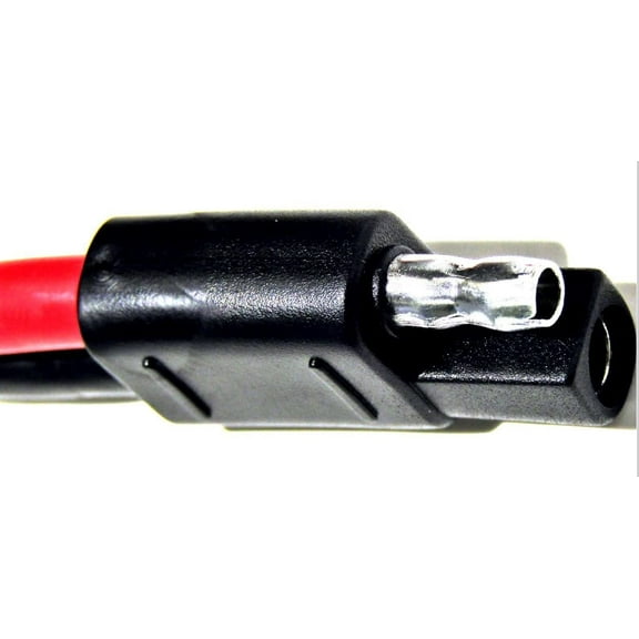 2 Pin Quick Disconnect Wire Harness SAE Connector Lead Cable - (8 Gauge / 12")