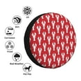 thumbnail image 4 of Yiaed Cartoon Lobster Print Tire Wheel Cover, Waterproof Spare Tire Cover Fit for Jeep, Truck,Trailer, RV, SUV, Camper and Most Vehicle-14 inch, 4 of 6