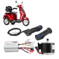 thumbnail image 3 of Throttle Grip, Electric DC Motor Controller Set Low Noise 350W Universal  for Electric Scooter Motorcycle, 3 of 7