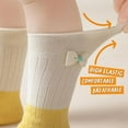 thumbnail image 4 of 4 Pairs Toddler Baby Girl Kids Socks, Cute Bow Soft Cotton Crew Socks, 0~5T, 4 of 7