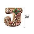 thumbnail image 3 of Gingerbread Alphabet Christmas Ornaments Set of 26 A to Z Letters for DIY Tree Decoration and Xmas Crafting, 3 of 5