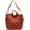Orange, variant on Hobo Bag for Women Puffer Bag Quilted Down Cotton Padding Totes Shoulder Crossbody Bag Handbag Purse