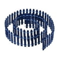 thumbnail image 1 of Uxcell 39" L x 2" H Mini Valla de Jardín en Miniatura de Madera, Azul, 1 of 1