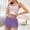 Purple, variant on BaoFuBaoMei Womens Pajama Sets 2 Piece Plus Size Crew Neck Cami and Shorts Sleepwear Floral Print Soft Comfy Lounge Set