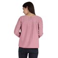 thumbnail image 4 of Moomaya Victorian Style Lace Top For Women Long Sleeves Casual Plain Tunic, 4 of 7