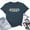 Navy, variant on Women's T-Shirt It's Ok To Feel All The Feels Tee Funny Graphic T-Shirt Soft Cotton Casual Short Sleeve Top