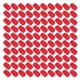 thumbnail image 4 of Tapa de extremo roja, tapa de extremo de 100 piezas Tapa de rosca de tornillo Tapa de extremo adaptada para la perfección, 4 of 12