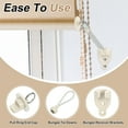 thumbnail image 6 of 8Set Bungee Kit, Bungee Tie Downs, Bungee Receiver, Roller Shades End Cap, Black, 6 of 7