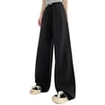 thumbnail image 3 of Sweatpant for Girls Adjustable Drawstring Casual Pants Girls Solid Pants Athletic Clothes Trendy Clothes for Teen Girls 10-11 Years Girls Fashion, 3 of 6