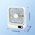 thumbnail image 3 of Cruise Ship Approved Fan 2026, 1000mA Rechargeable Battery 8H Runtime USB-C, Magnetic Hanging for Cabin Ceiling Wall, Carnival Cruise Must Have Travel Essential, 3 of 9