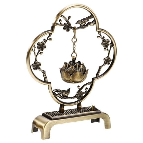 GAXIRE Middle Eastern Style Hanging Burner Dark Brown Alloy 1-Pack Decorative Home Living Room