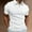 White, variant on Men's Polo Shirts With Collar Big And Tall Under $10 Solid Color Shirt Pullover Lapel Vertical Strip Button Long-Sleeved Lapel