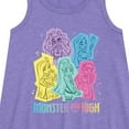 thumbnail image 2 of Monster High - Pastel Character Group - Toddler and Youth Girls A-line Dress, 2 of 4