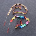 thumbnail image 1 of WESIEVYA 4Pcs Colorful Gymnastic Ribbons for Children Dance Streamers 79in Length, 1 of 8