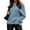 Blue, variant on Baqcunre Womens Sweaters,Long Sleeve Fall Sweaters Crew Neck Solid Knitted Oversized Pullover Loose Fit Jumper,Womens Tops Off The Shoulder Sweater Top Tunic Sweaters for Women Green L