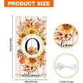 thumbnail image 4 of jopioc Monogram Letter O Flag Door Banner, Large Fall Thanksgiving Sunflower Initial Letter Door Cover, Family Last Name Initial Autumn Welcome Porch Sign Door Decor Backdrop Banner 70.8 x 35.4" O, 4 of 6