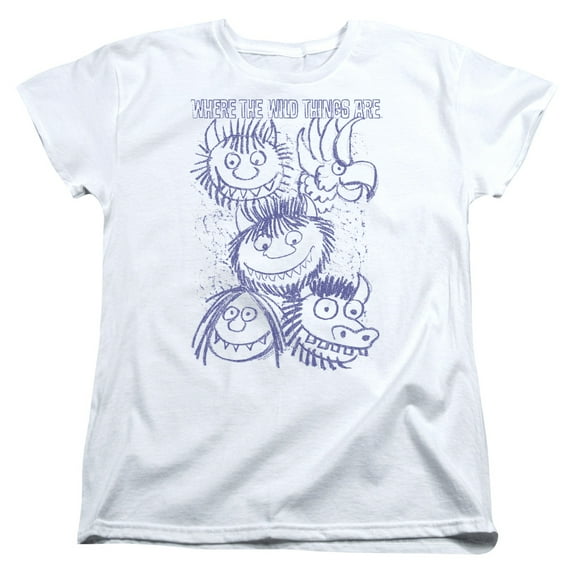 Where The Wild Things Are - Wild Sketch - Women's Short Sleeve Shirt - X-Large