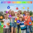 thumbnail image 4 of Bouncy Balls SHQDD se iluminan 12 unidades para niños de 1 a 3 años con correa, 4 of 7