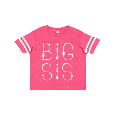

Inktastic Big Sis Tribal Arrow Sister Outfit Gift Toddler Toddler Girl T-Shirt