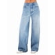 thumbnail image 1 of Pantalones Vaqueros Boyfriend de Pierna para Mujer, de Pierna Recta, de Tiro Bajo, Holgados e Informales. Azul Oscuro XS, 1 of 8